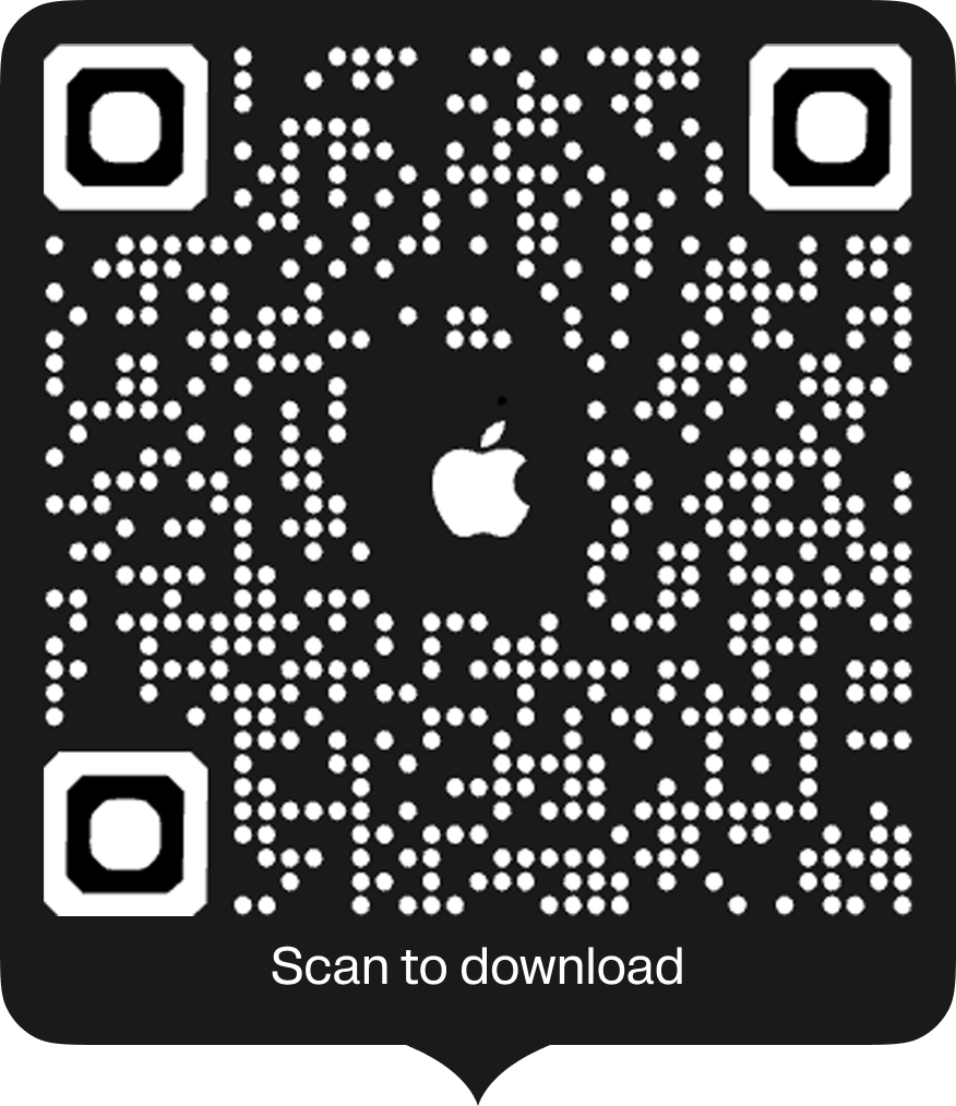 QR code: scan to download on the App Store